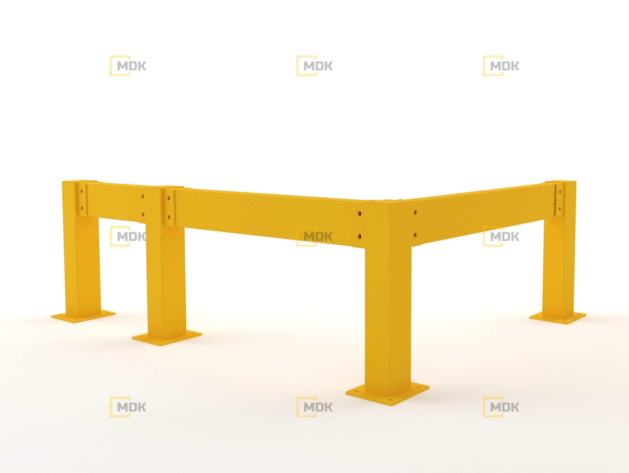 Rohový ocelový sloupek - DPK 50R - Obrázek 2