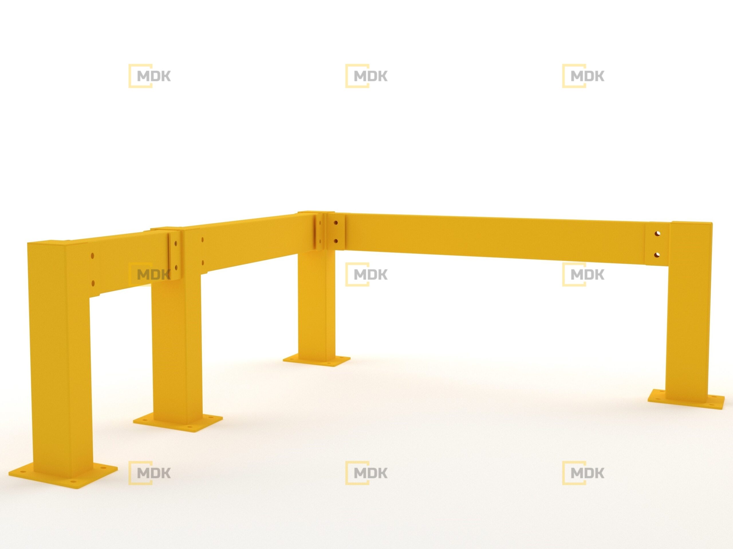 Průběžný ocelový sloupek - DPK 50P - Obrázek 2